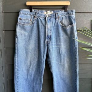 Levi's 550 Relaxed Fit Jeans 38x30 Light Wash Tapered 100% Cotton Men's